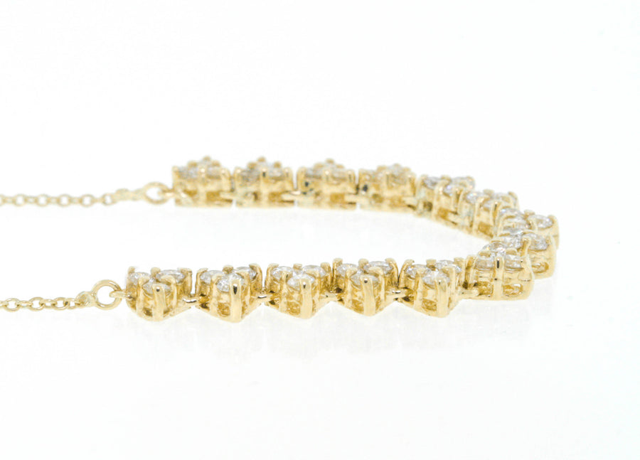 1.45ct Diamond Layering Necklace 14k Yellow Gold