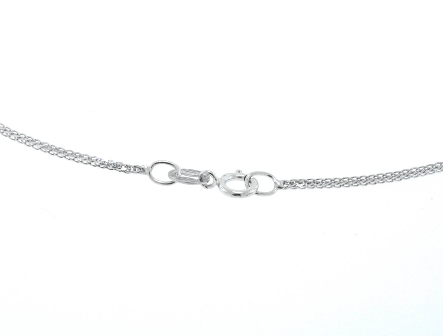 1.50ct Diamond Cluster Stacking Necklace 14k White Gold