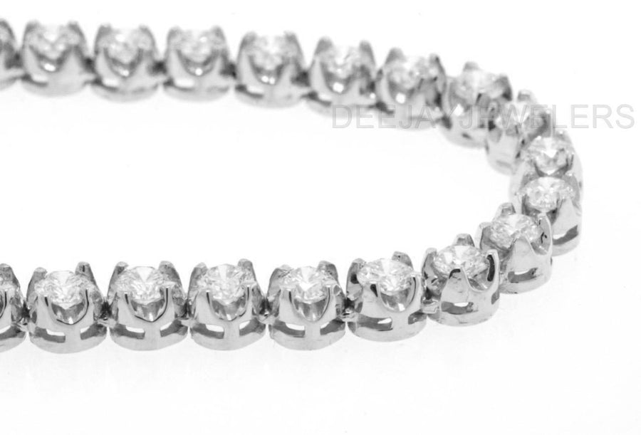 Anne Necklace | 13ct Diamond Eternity Tennis Necklace 16 inch 14k White Gold