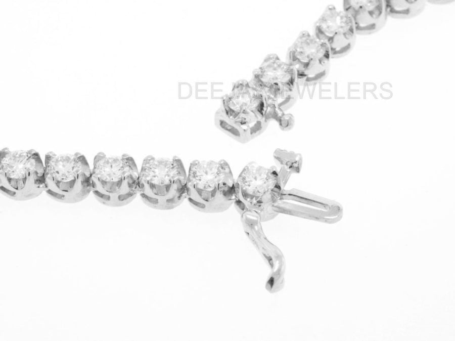 Anne Necklace | 13ct Diamond Eternity Tennis Necklace 16 inch 14k White Gold