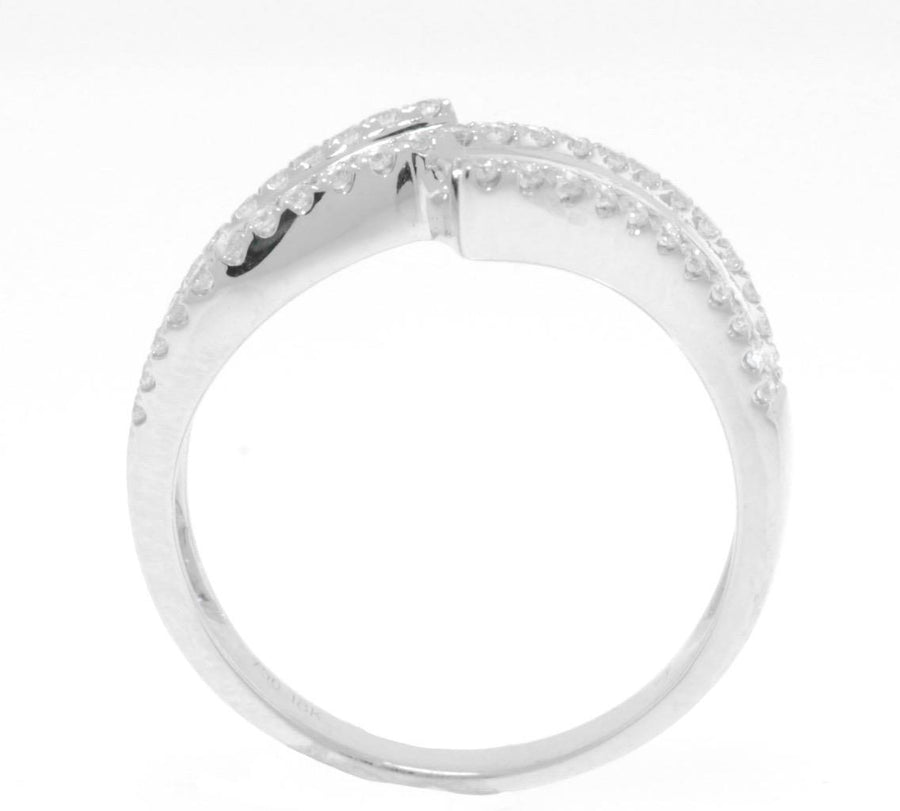 0.60ct Baguette Diamond Ring 18k White Gold Band