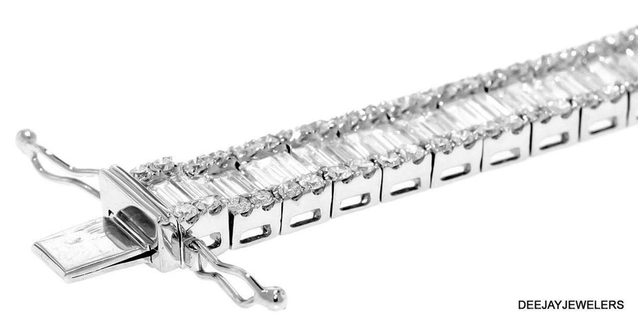 Elizabeth Bracelet | 7.67ct Baguette Diamond Statement Bracelet