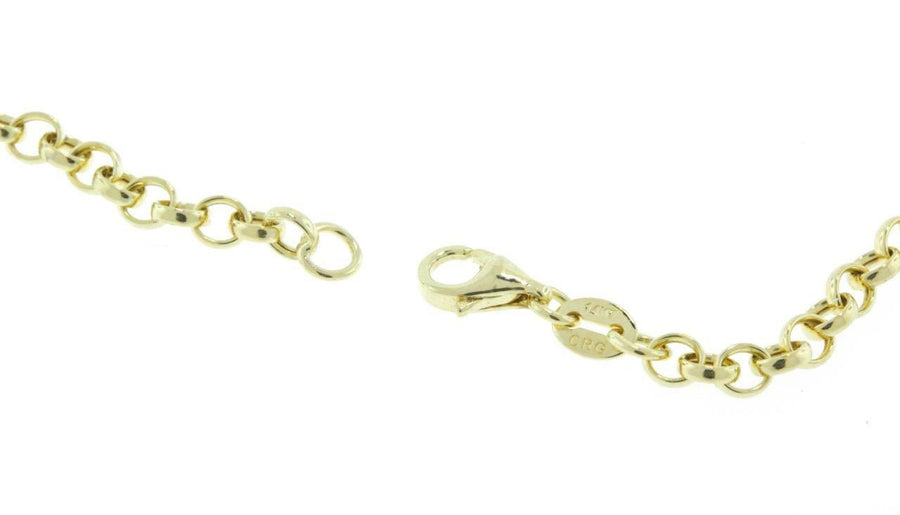 3.55ct Diamond Half Tennis Fancy Necklace 14k Yellow Gold