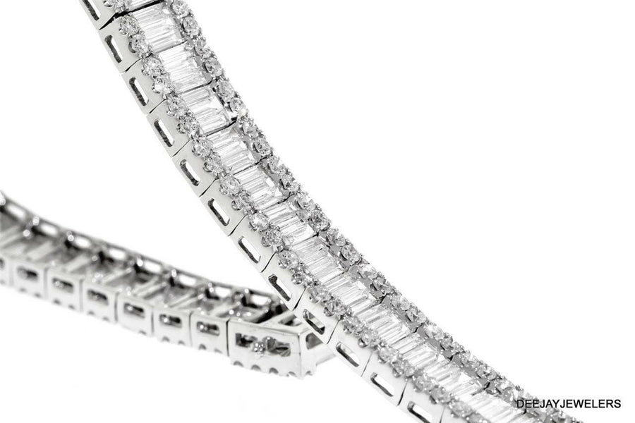 Elizabeth Bracelet | 7.67ct Baguette Diamond Statement Bracelet
