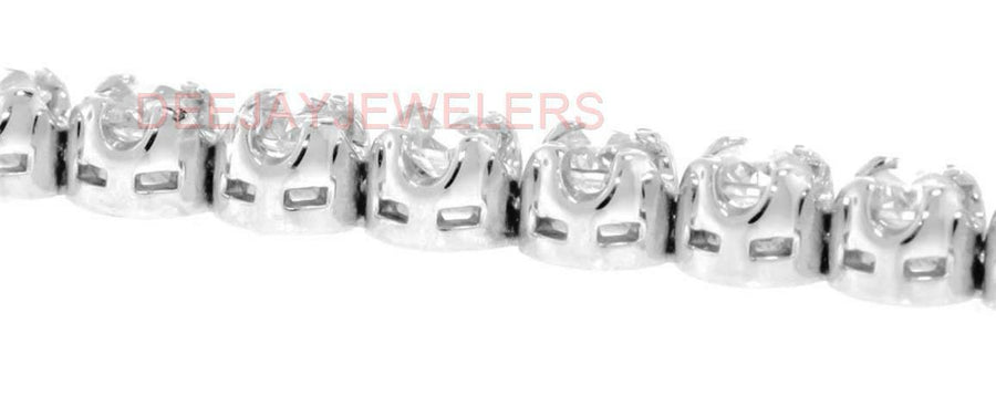 8.25ct Diamond Round Tennis Bracelet 14k White Gold