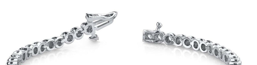 3ct Diamond Ankle Bracelet 14k White Gold 9 inch Anklet