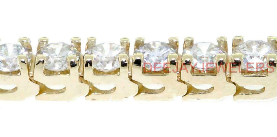 Sophie Bracelet | 10ct Diamond Tennis Line Bracelet 14k Yellow Gold