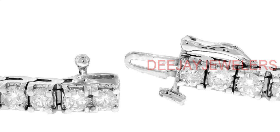 6ct VS Diamond Tennis Line Bracelet 14k White Gold