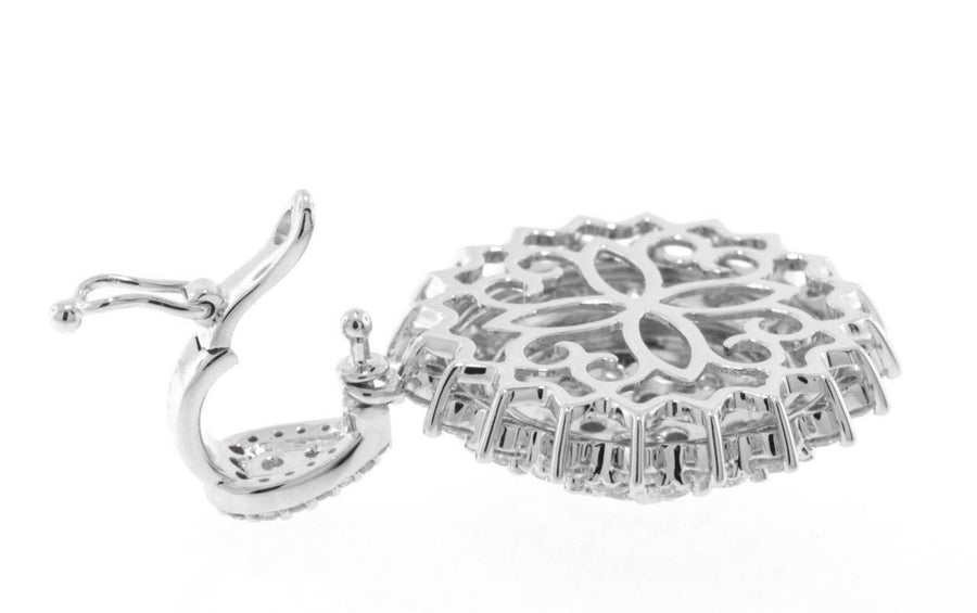 Kate Necklace | 6.51ct Diamond Detachable Pendant on Diamond Tennis Necklace